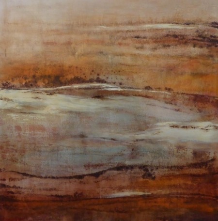 Layers of time 100 x 100 cms